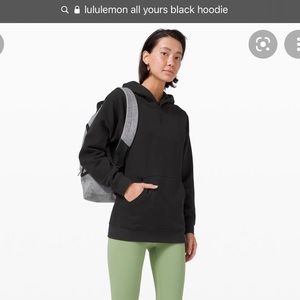 Lululemon all yours hoodie in black size 8 or 10 ?